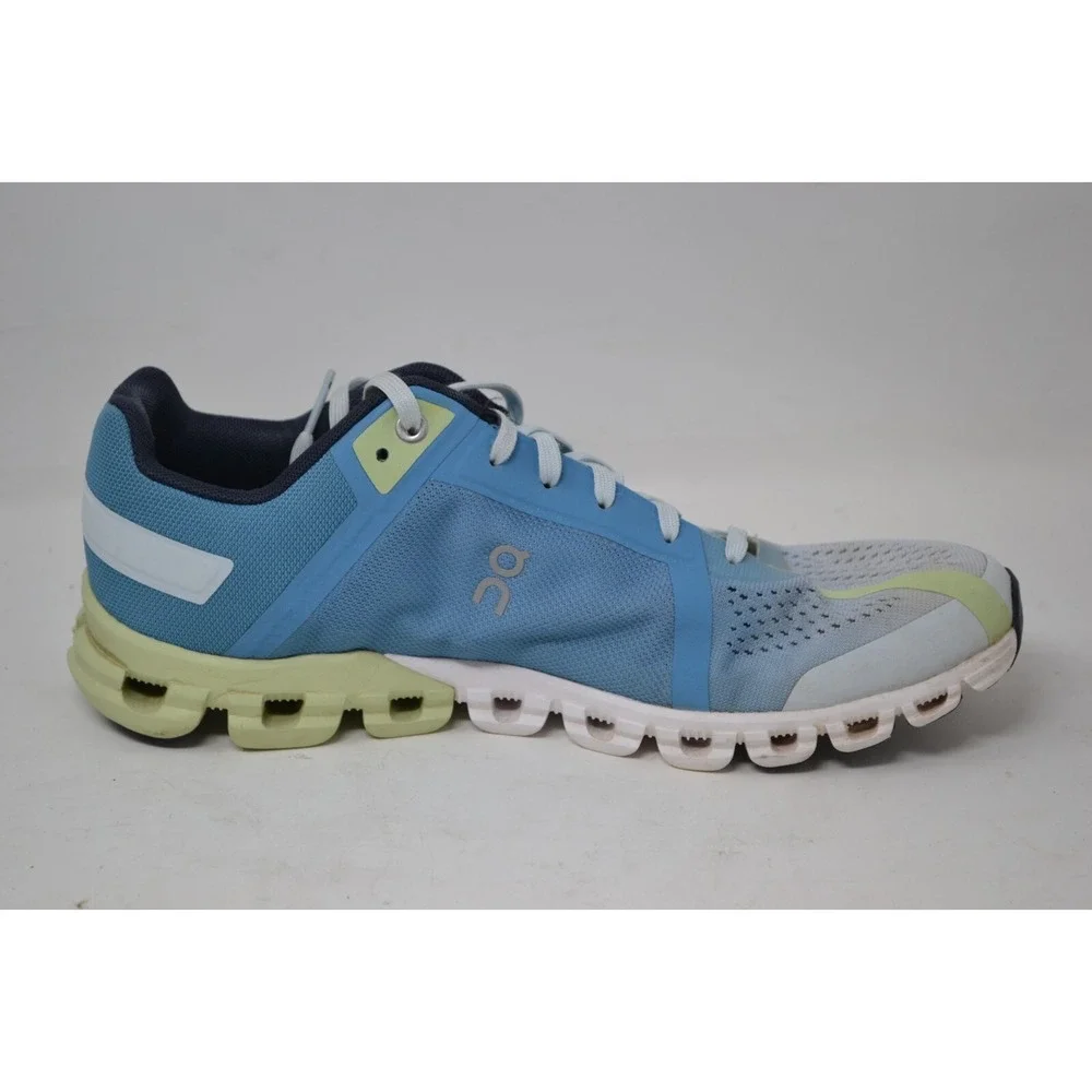 On Running Cloudflow Womens 9.5 Shoes Niagara Meadow Lace Up Athletic‎ Sneakers